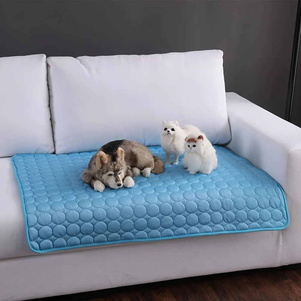 BeiYu Pet Cooling Mat - Extra Large Dog & Cat Ice Pad for Summer Relief