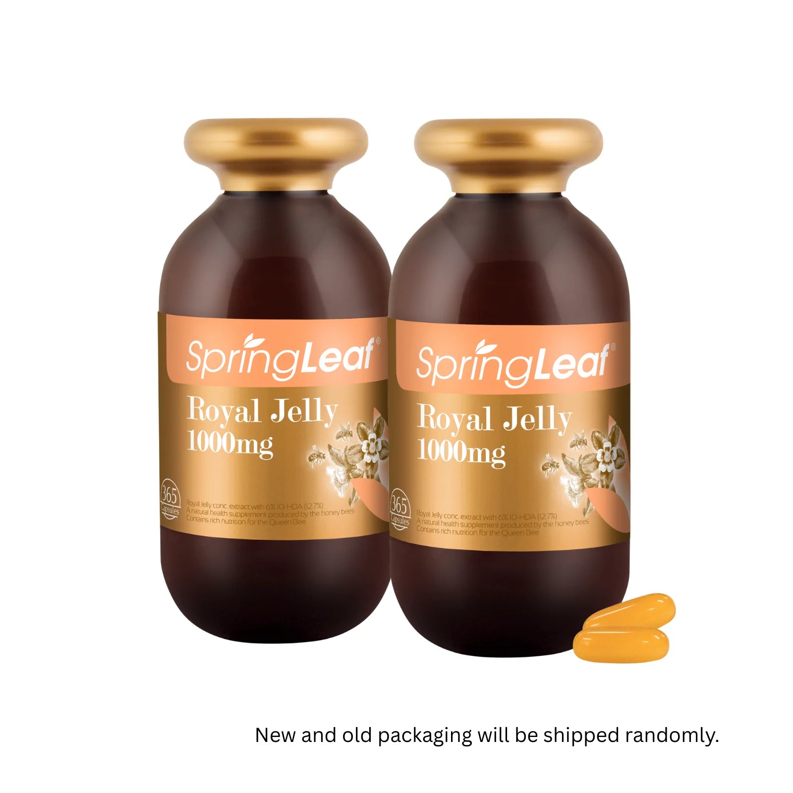 SpringLeaf Royal Jelly 1000mg - 365 Nutrient-Packed Capsules