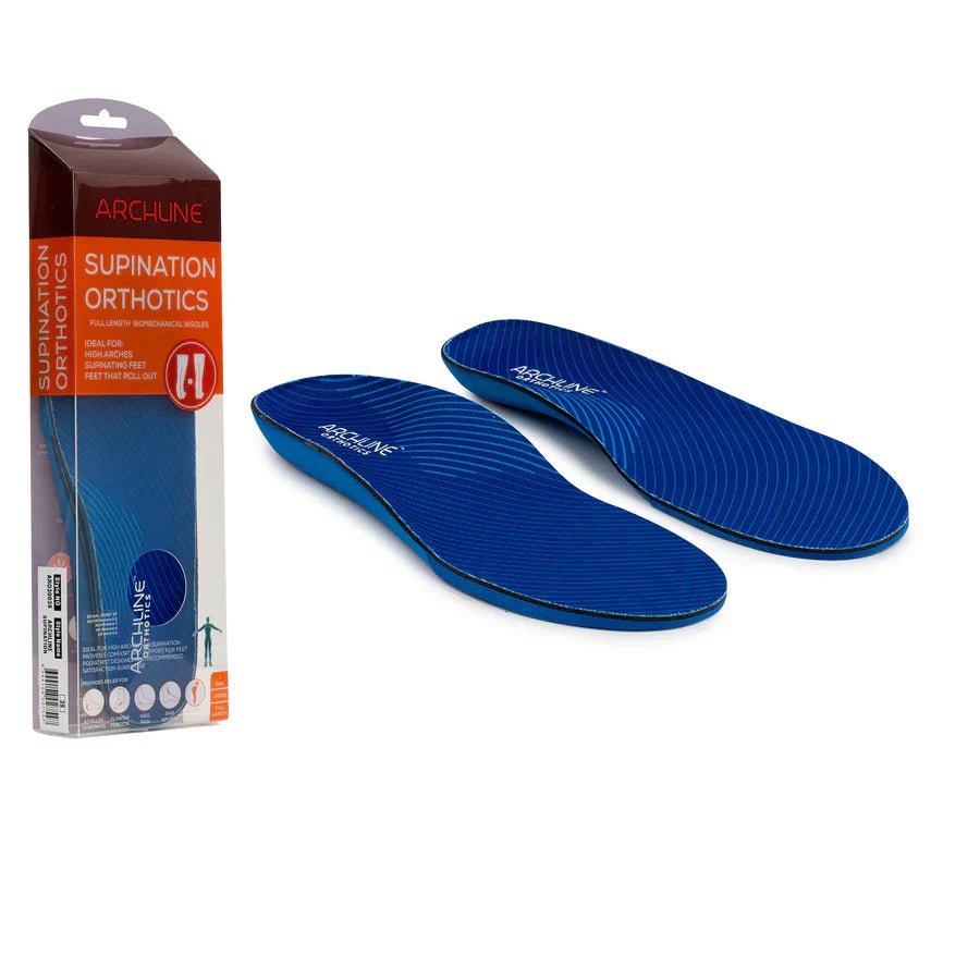 Archline Supination Orthotic Insoles – High Arch Plantar Fasciitis Relief