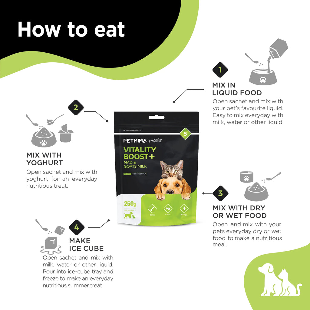 Petmima Vitality & Immunity Supplement for Senior Dogs & Cats - 250g