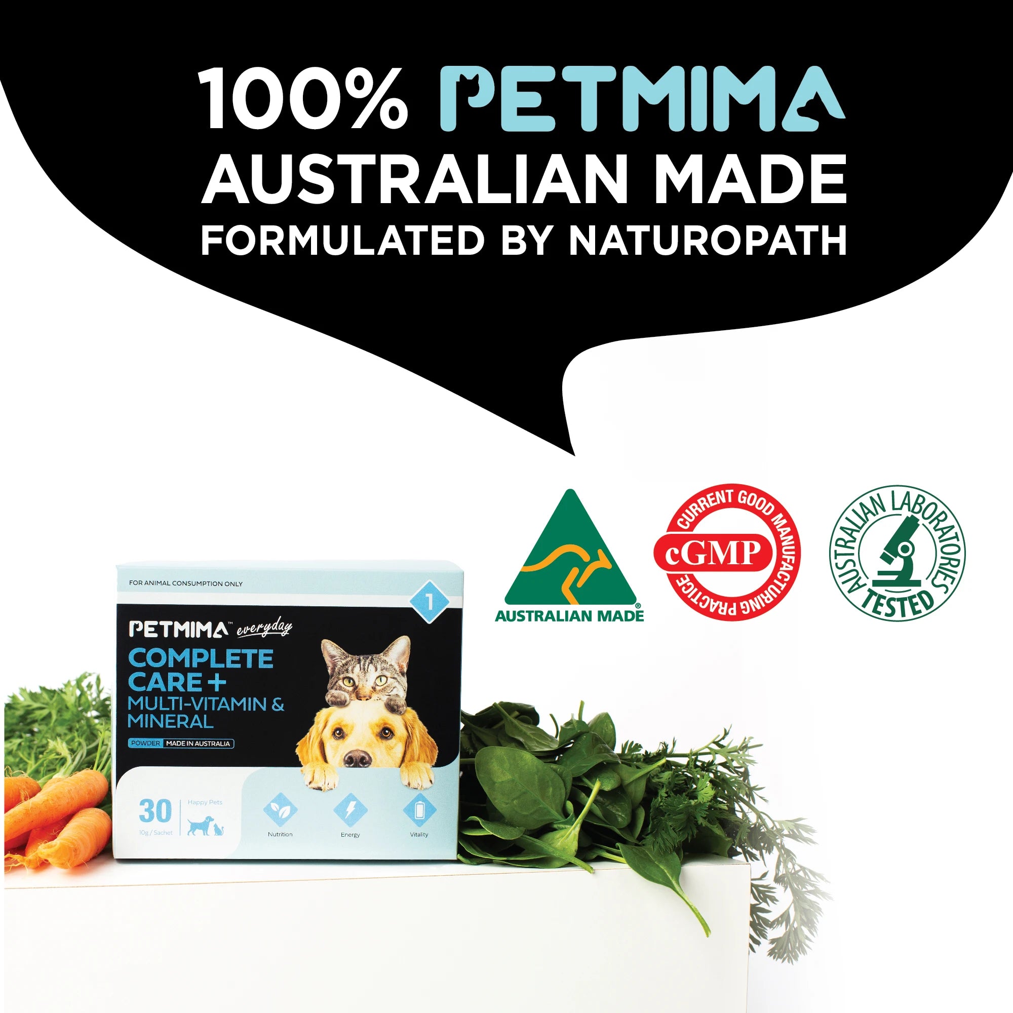 Homart Petmima Complete Multi-Vitamin & Mineral 30 Sachets for Pets
