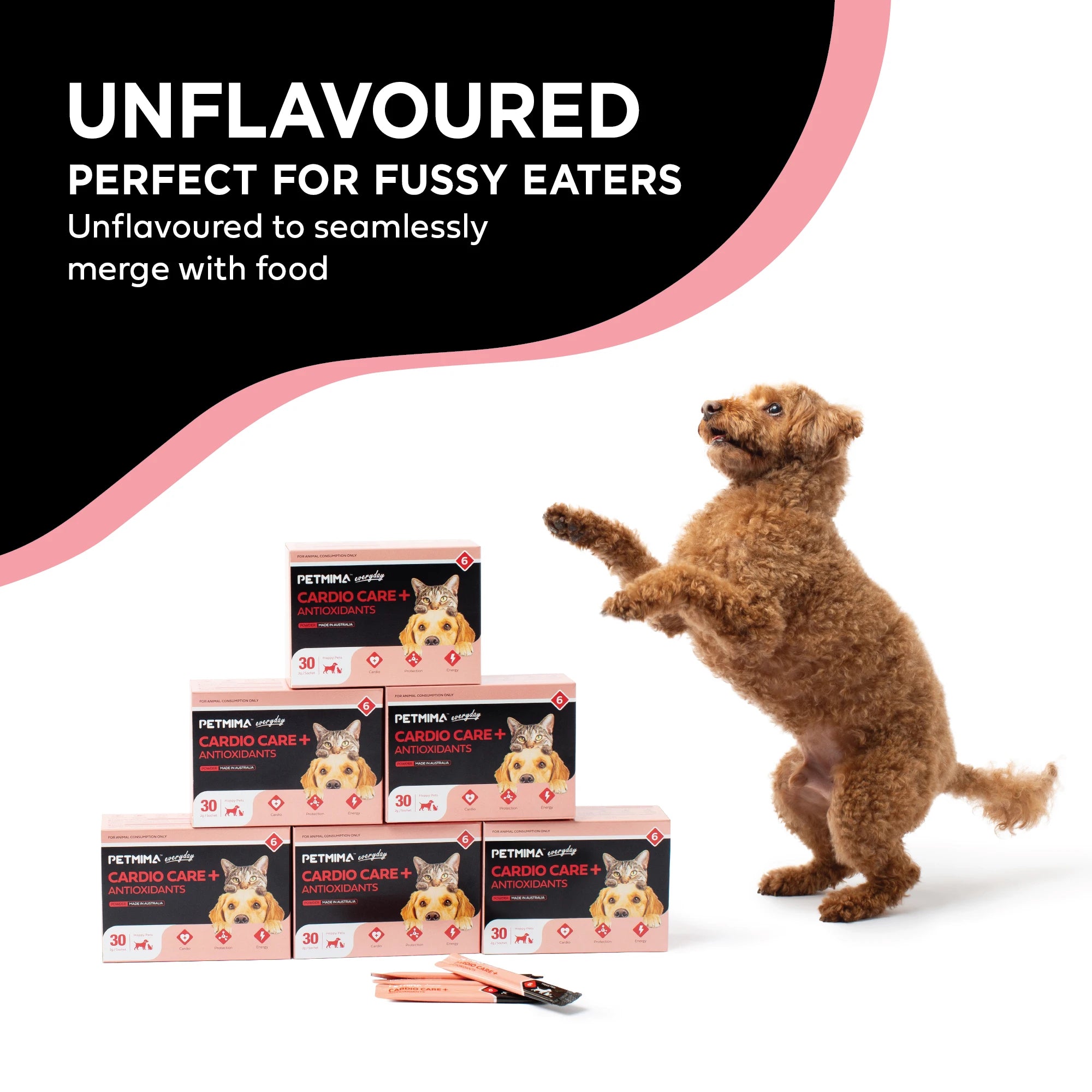 Petmima Cardio Support for Dogs & Cats - Heart Health + Antioxidants