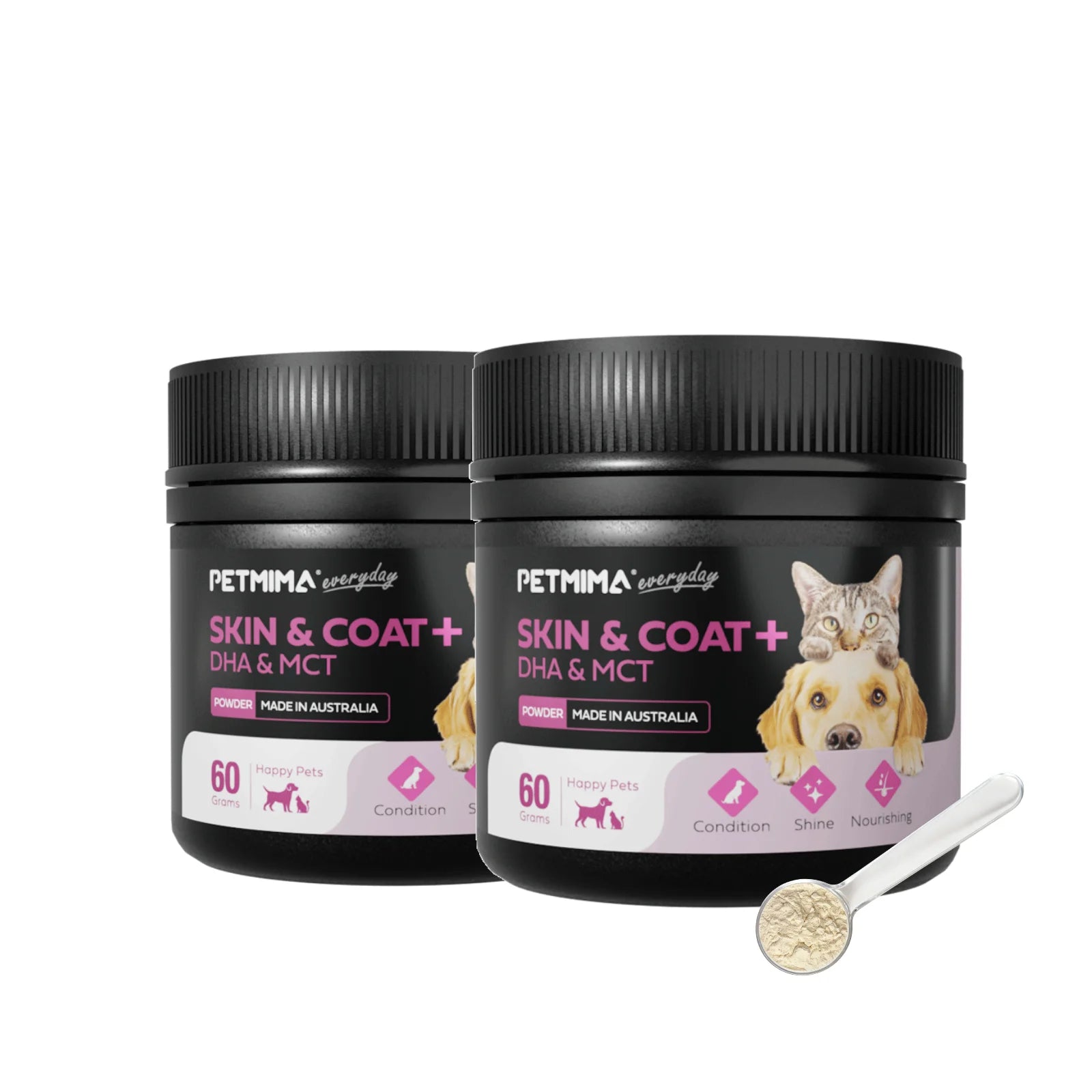 Homart Petmima Skin & Coat Supplement for Dogs & Cats - 60g