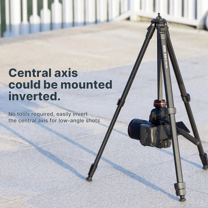 Ulanzi MT-56 OMBRA Tripod - Premium Metal Fluid Drag for Cameras & Smartphones