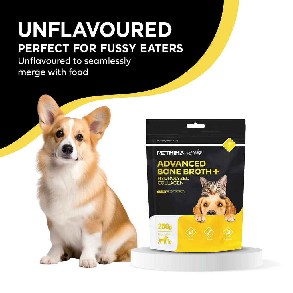 Petmima Joint Support Powder for Cats & Dogs | Bone Broth & Collagen