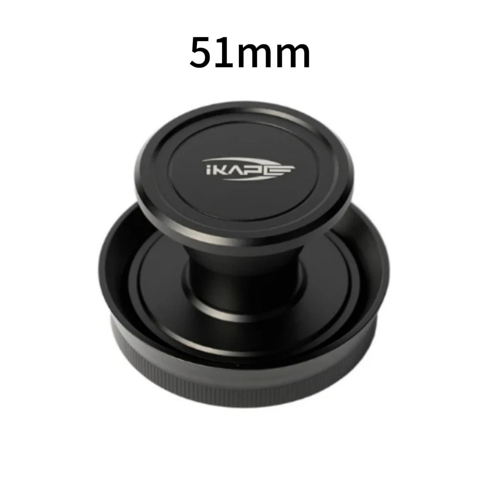 IKAPE Espresso Tamper & Magnetic Dosing Funnel for Perfect Coffee Pucks