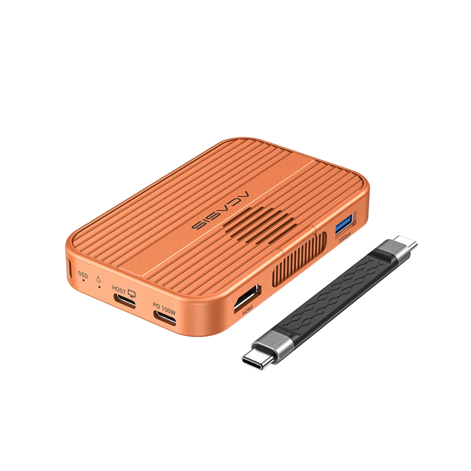 Acasis 10Gbps M.2 NVMe SSD Enclosure & USB-C Dock, Ultra-Fast & Compatible