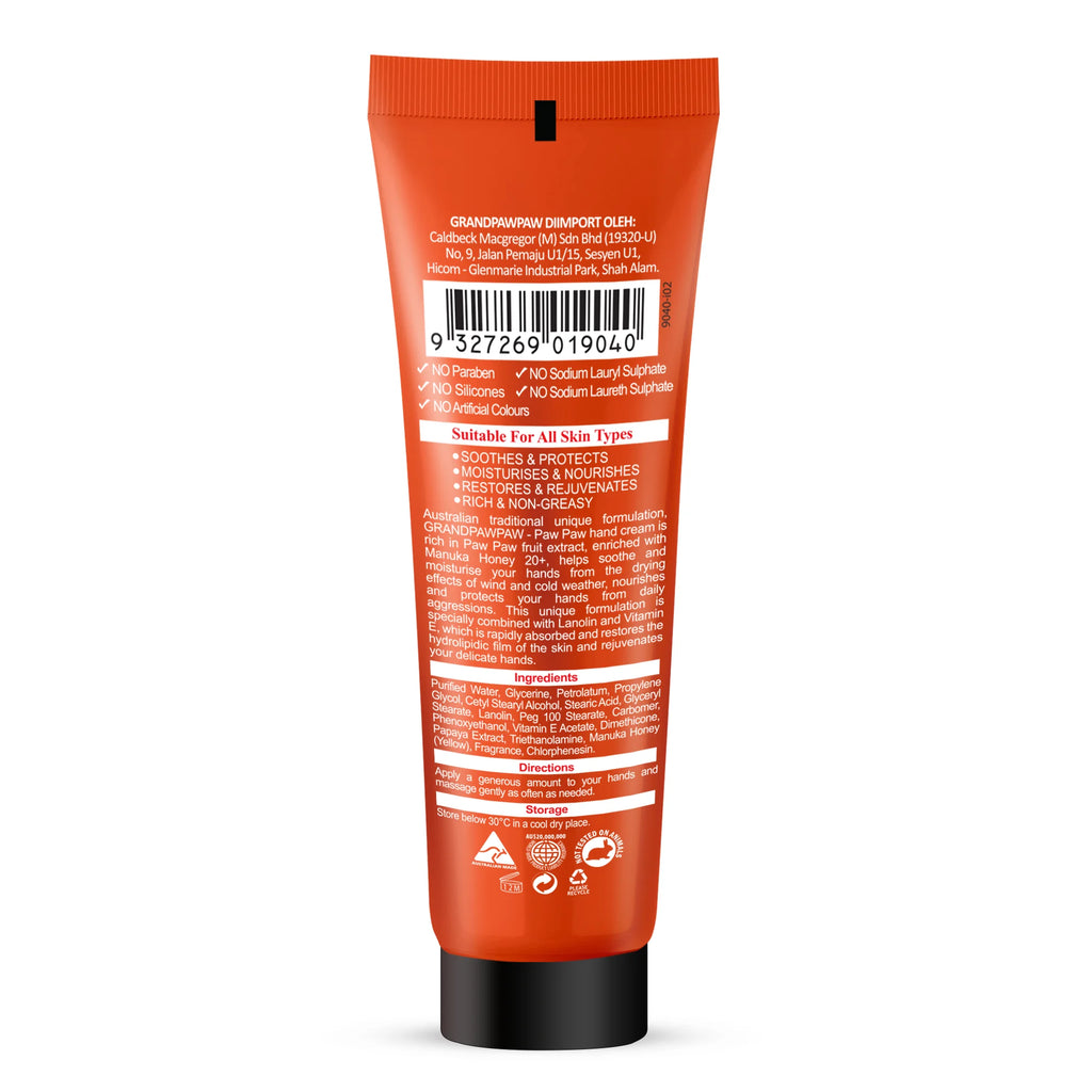 Pawpaw Ultra Restoring Hand Cream with Manuka Honey - 75g
