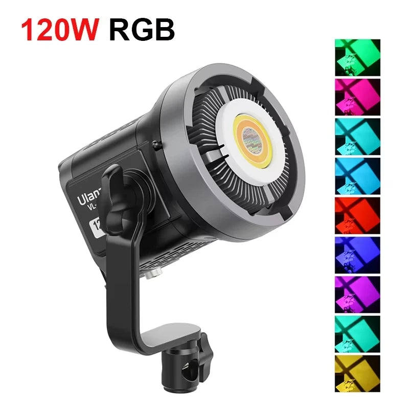 Ulanzi VL-120C RGB Bi-color 120W V-Mount Video Light with Remote Control