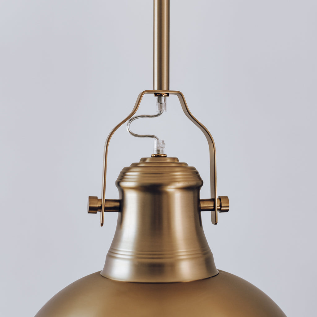 Amani Gold Metal Pendant Light - Stylish Adjustable Fixture