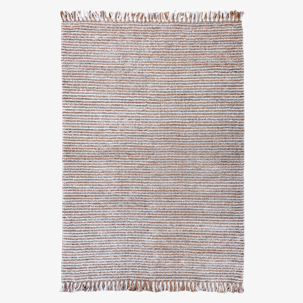 Amora Handwoven Floor Rug - Eco-Friendly Terracotta & Natural Tones