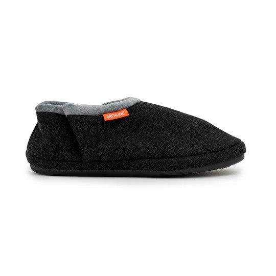 Archline Orthotic Closed Slippers - Ultimate Comfort in Charcoal Marl