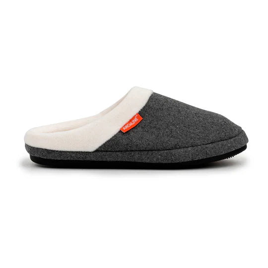 Archline Grey Marl Orthotic Slip-On Slippers for Ultimate Comfort