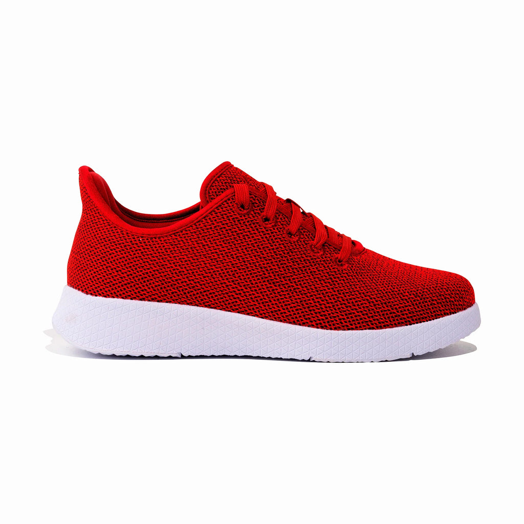 Axign River V2 Casual Orthotic Shoes - All-Day Comfort in Berry Red