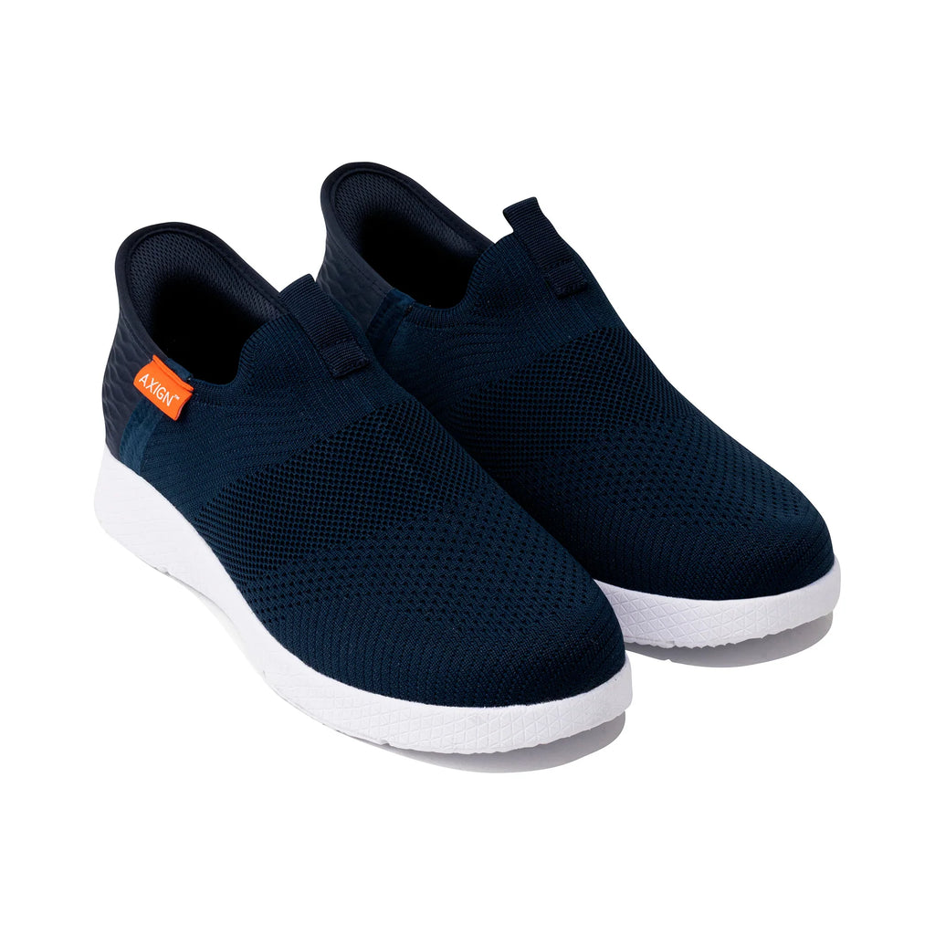 Axign Slipstream Lightweight Slip-On Orthotic Shoes - Navy Blue