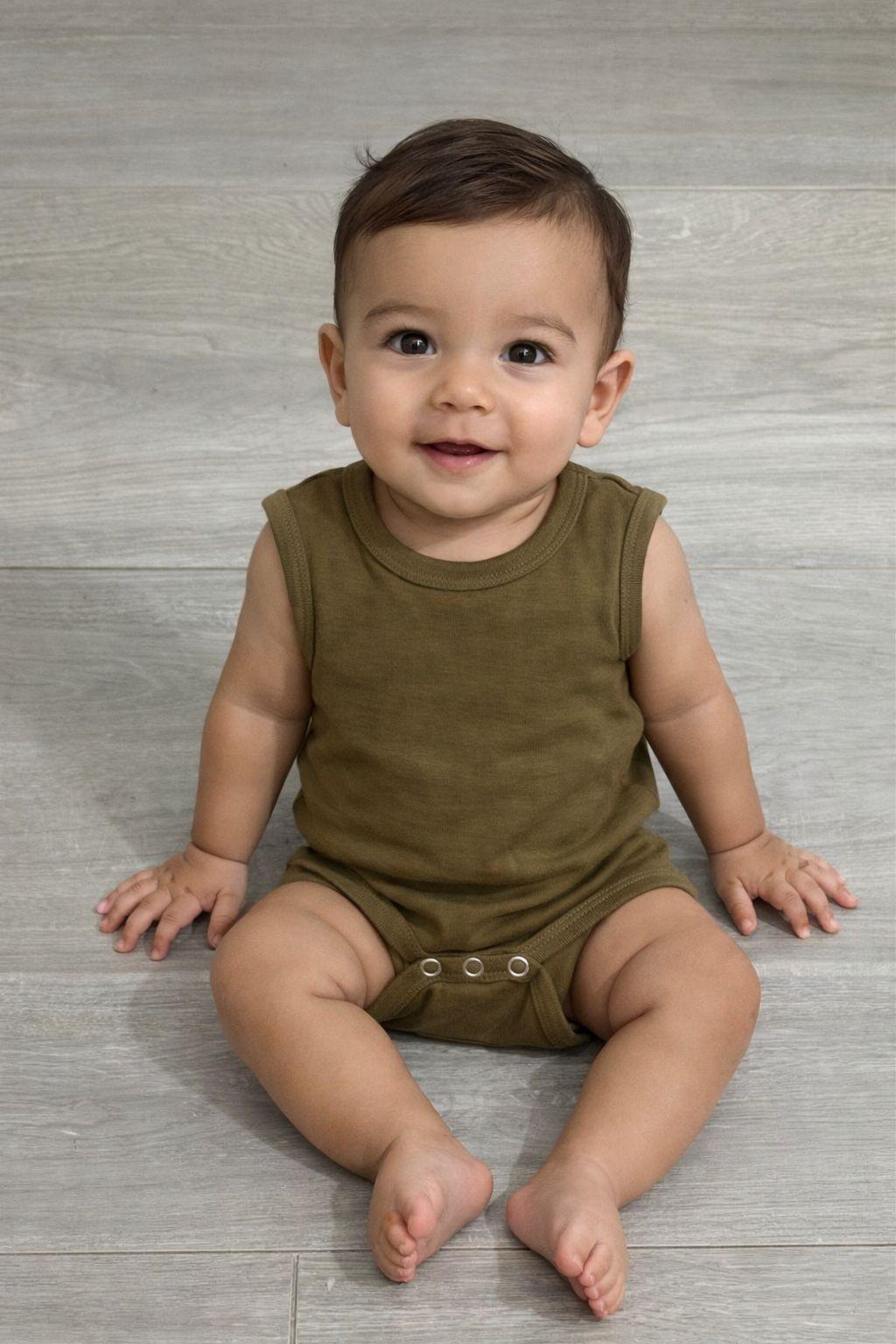 Papitō Noelle Singlet - Luxuriously Soft Bamboo Comfort for Babies