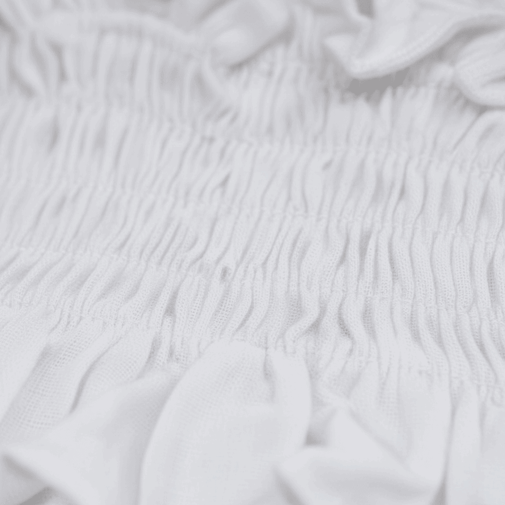 Mamīta Linen Baby Romper - Organic Cotton, Heirloom Quality