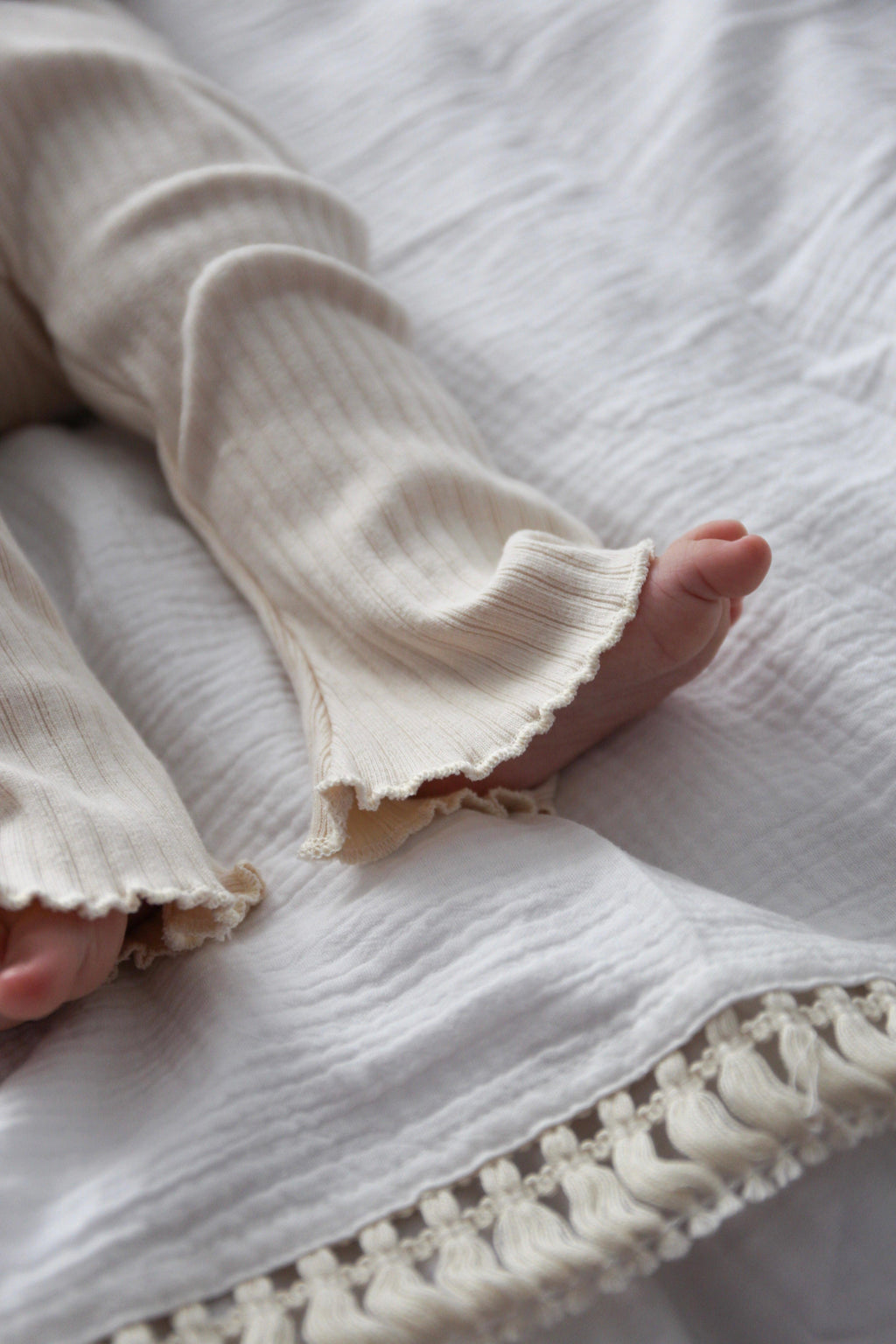 Mamīta Organic Cotton Flared Pants for Stylish Comfort