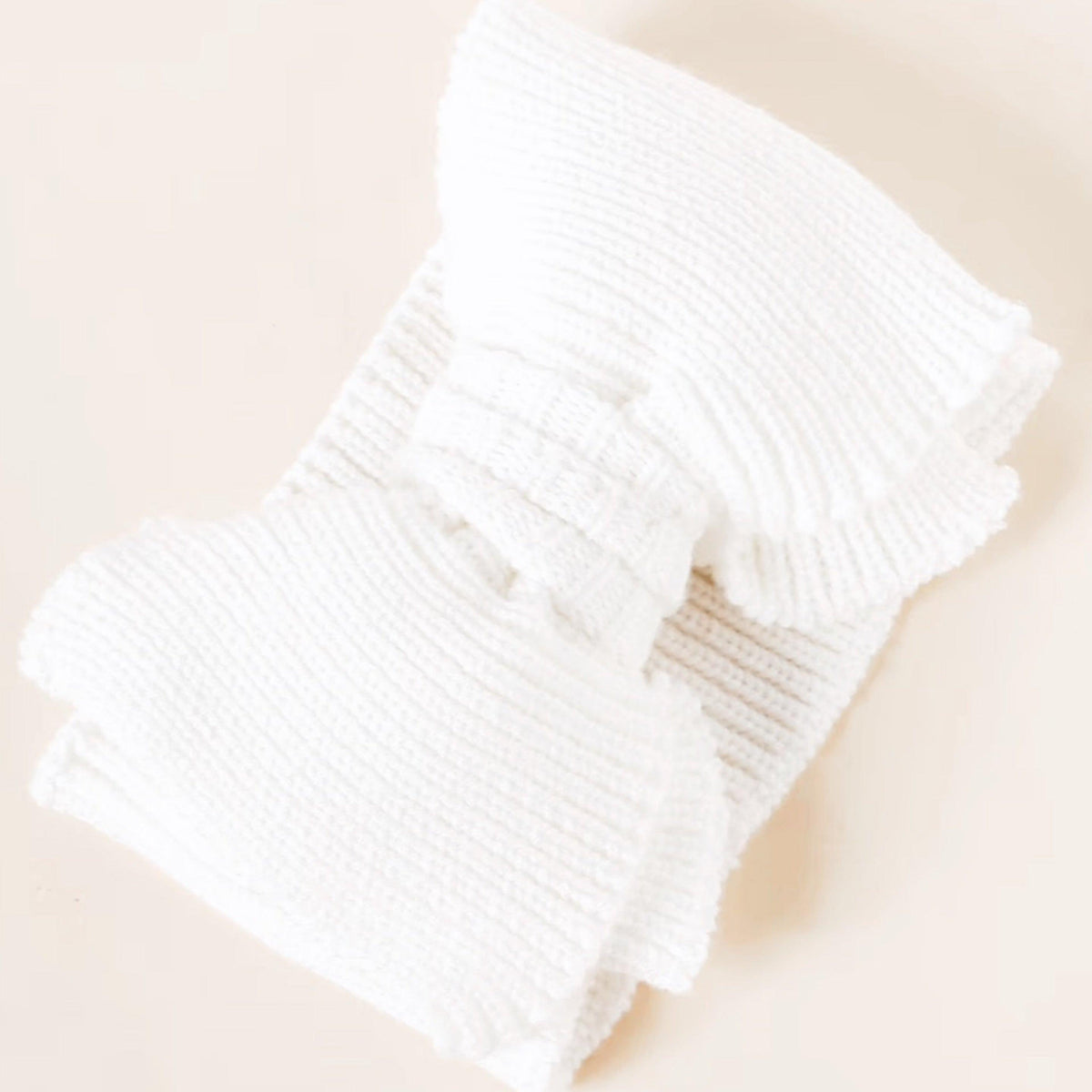 Essentīals Soft Cotton Knitted Bow for Infants - Cute & Comfy