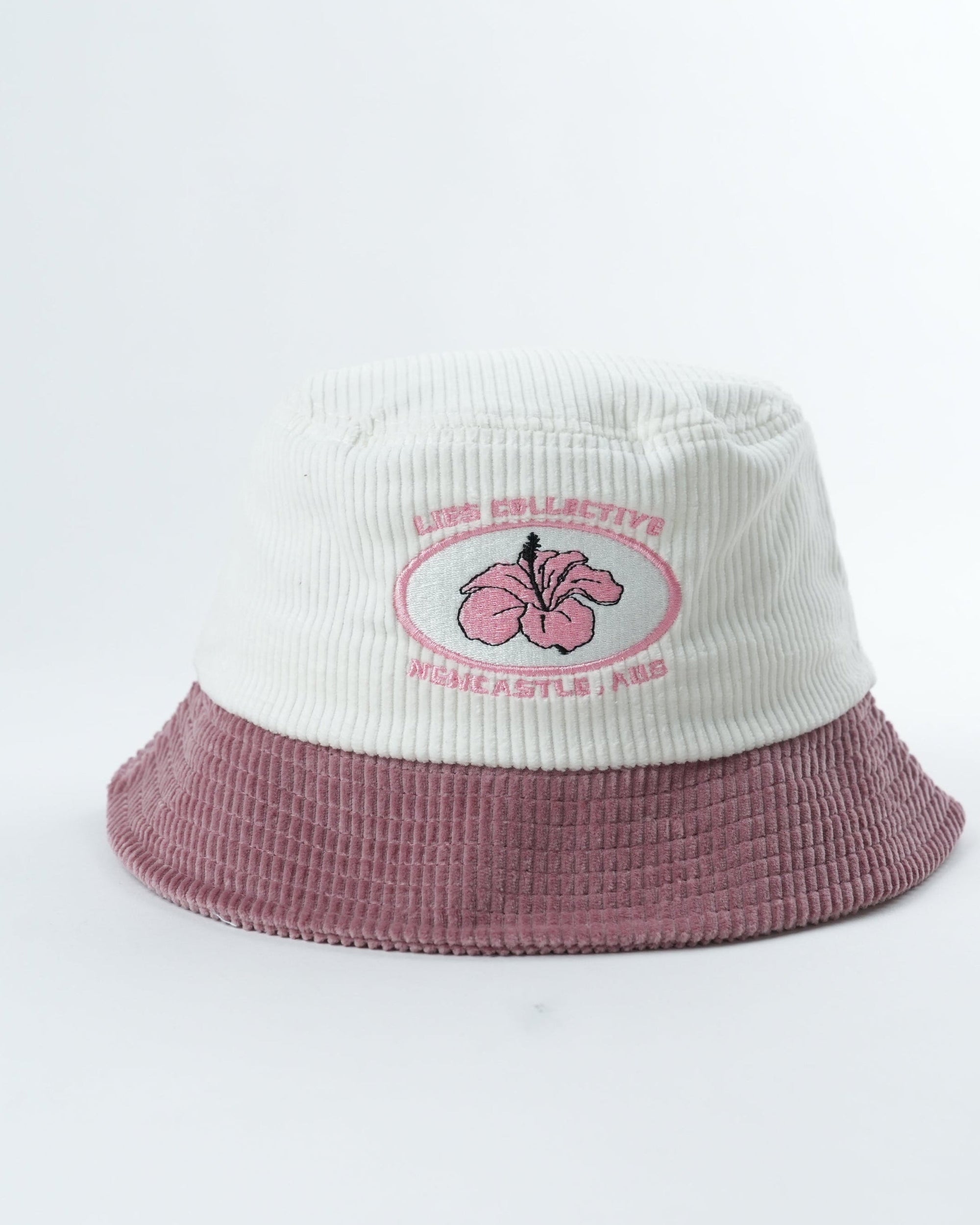Trendy Flower Madness Bucket Hat - Stylish Corduroy Design