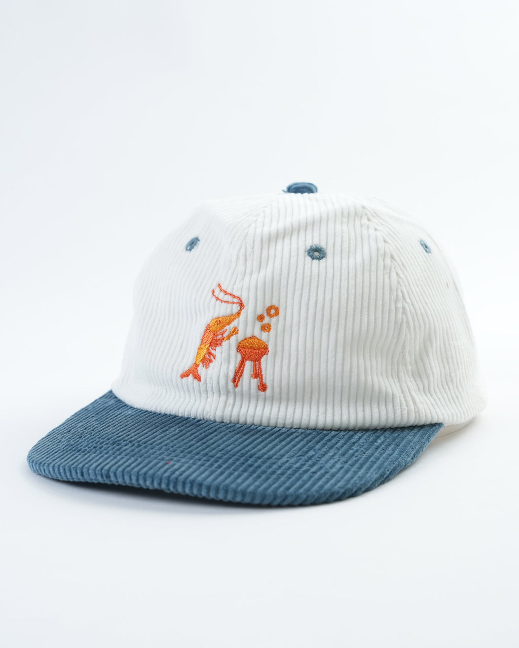 Shrimp on the Barbie Hat - Fun Corduroy 6-Panel Cap
