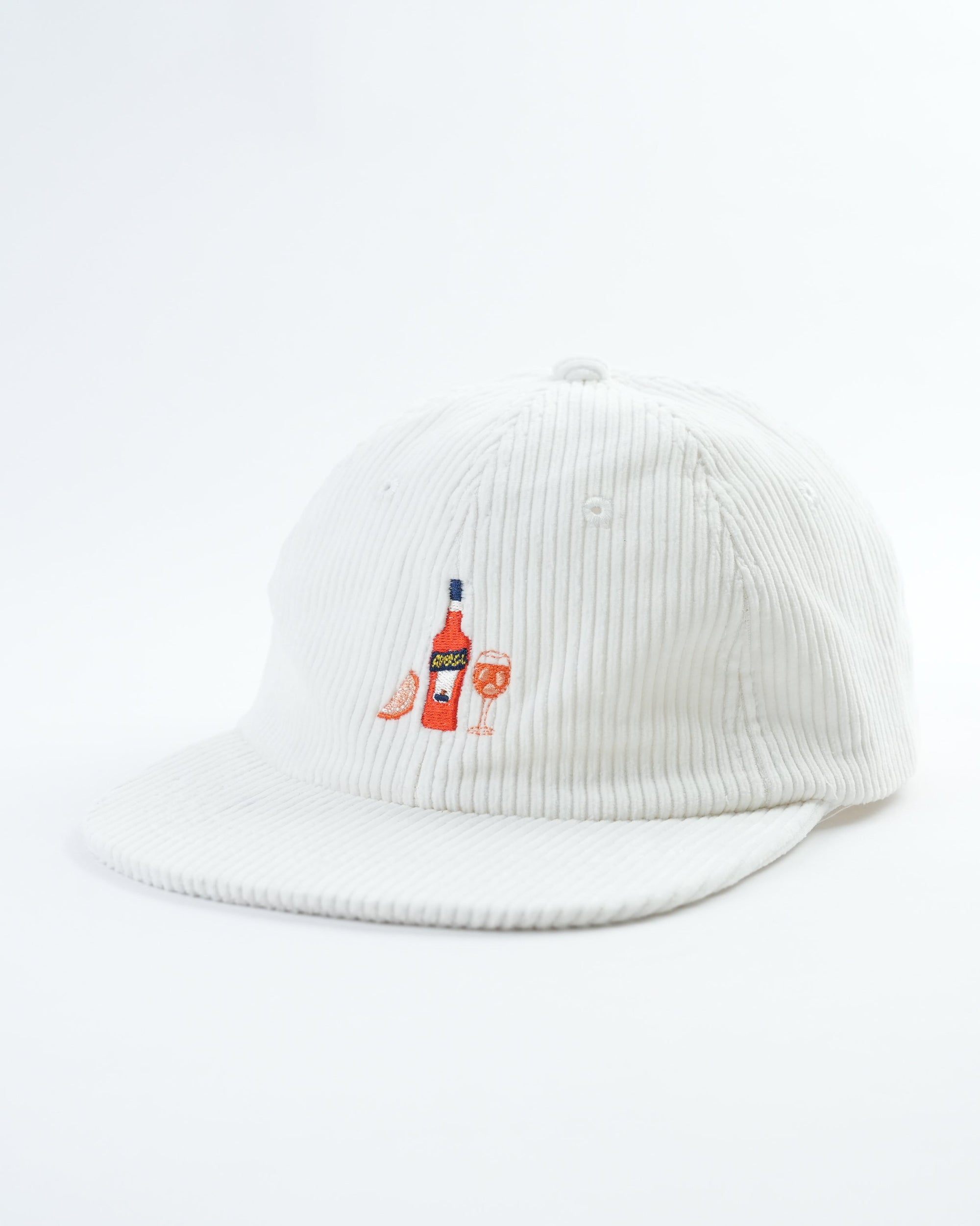 Aperol Spritz Retro Corduroy Hat - Embrace Italian Summer Style
