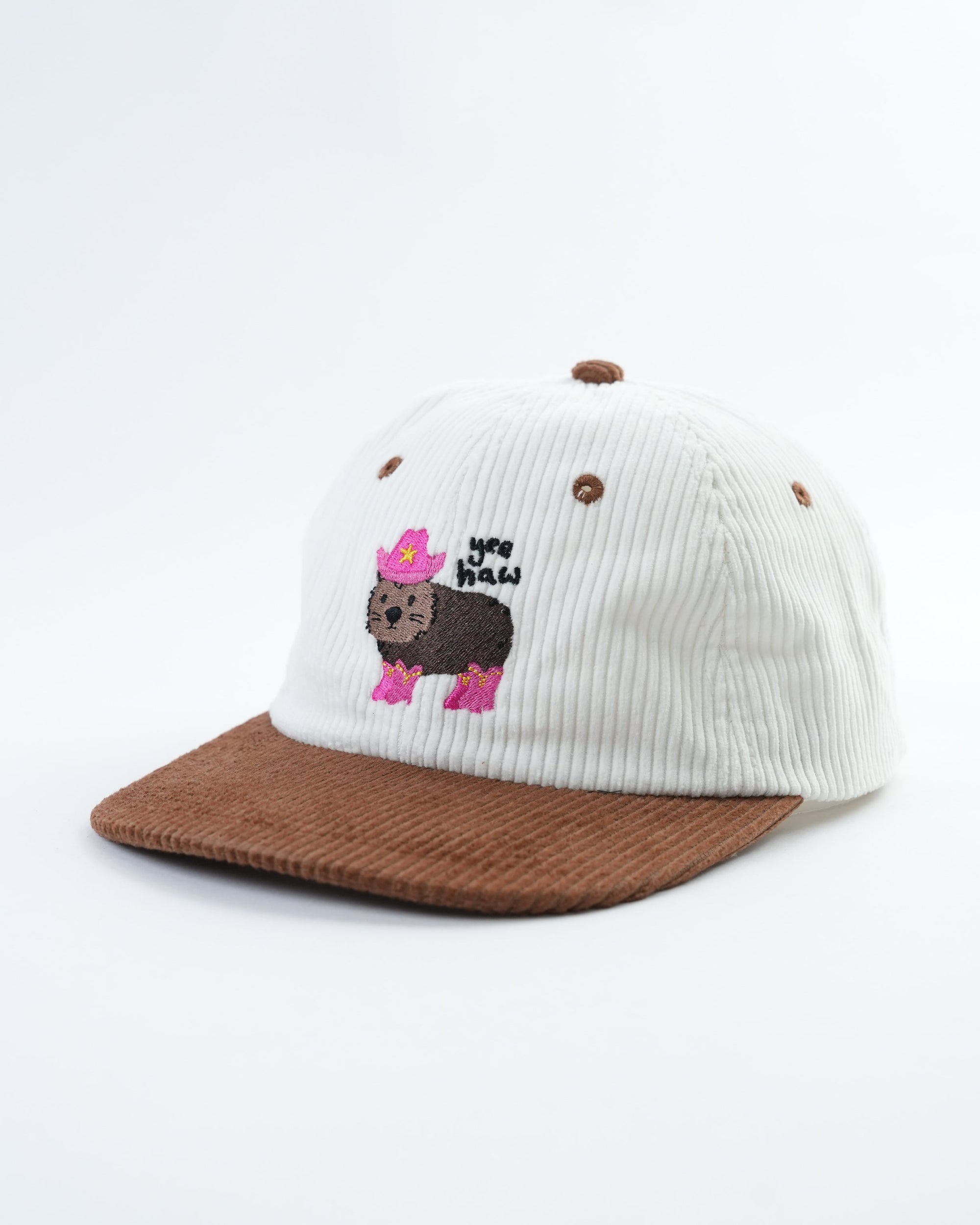Wombat Wrangler Mini Hat - Stylish Corduroy Cap