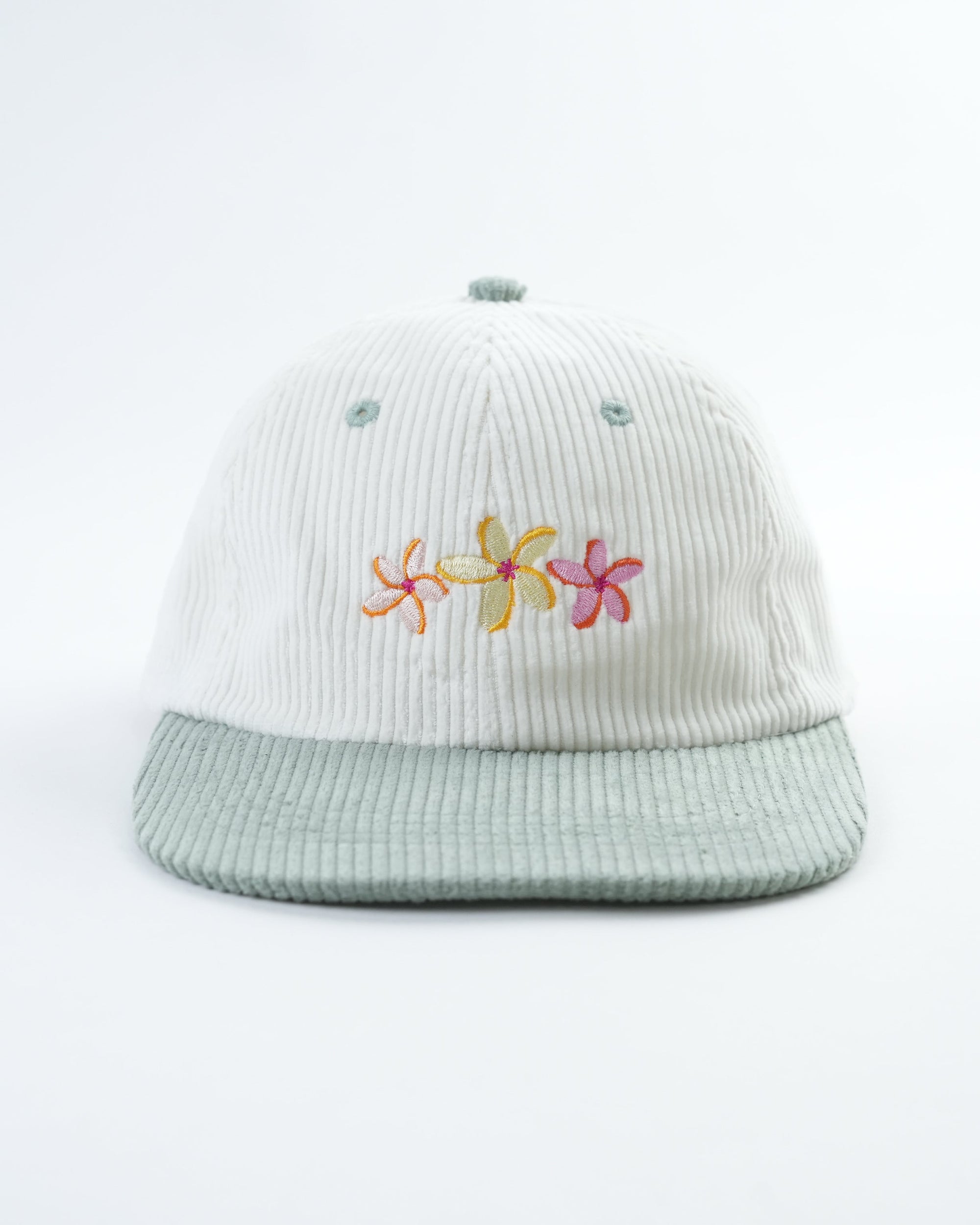 Retro Flower Bloom Lid - Stylish 6-Panel Cap Enhancer