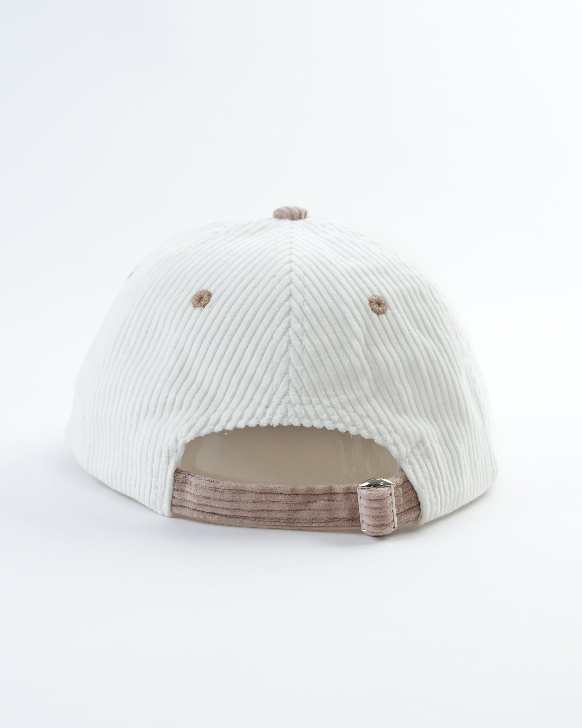 Trendy Corduroy Seashell Cap - 70s Inspired Adjustable Hat