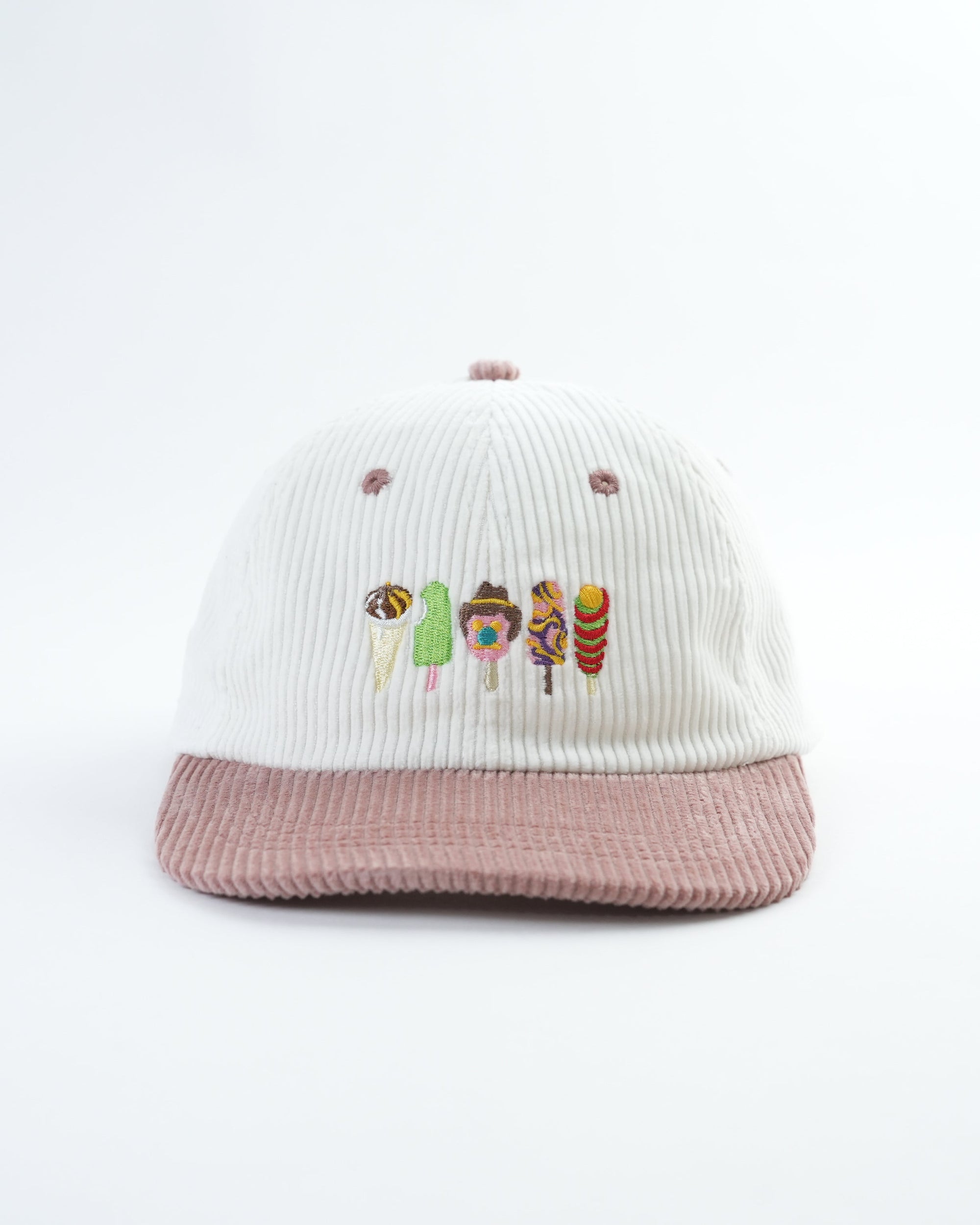 Vintage Corduroy Mini Lid – Fun Australian Ice Cream Design
