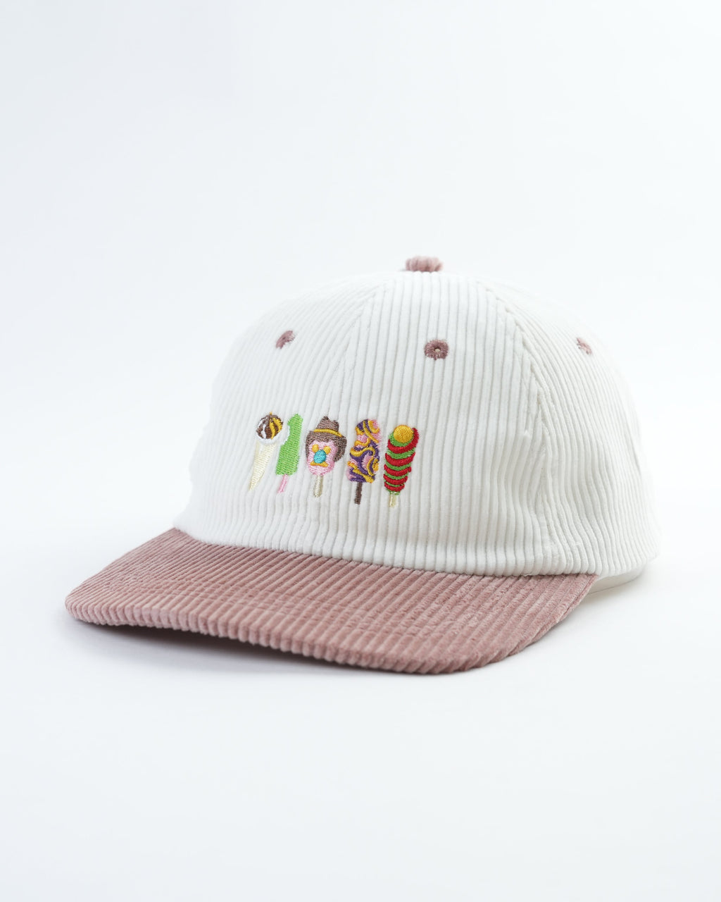 Vintage Corduroy Mini Lid – Fun Australian Ice Cream Design