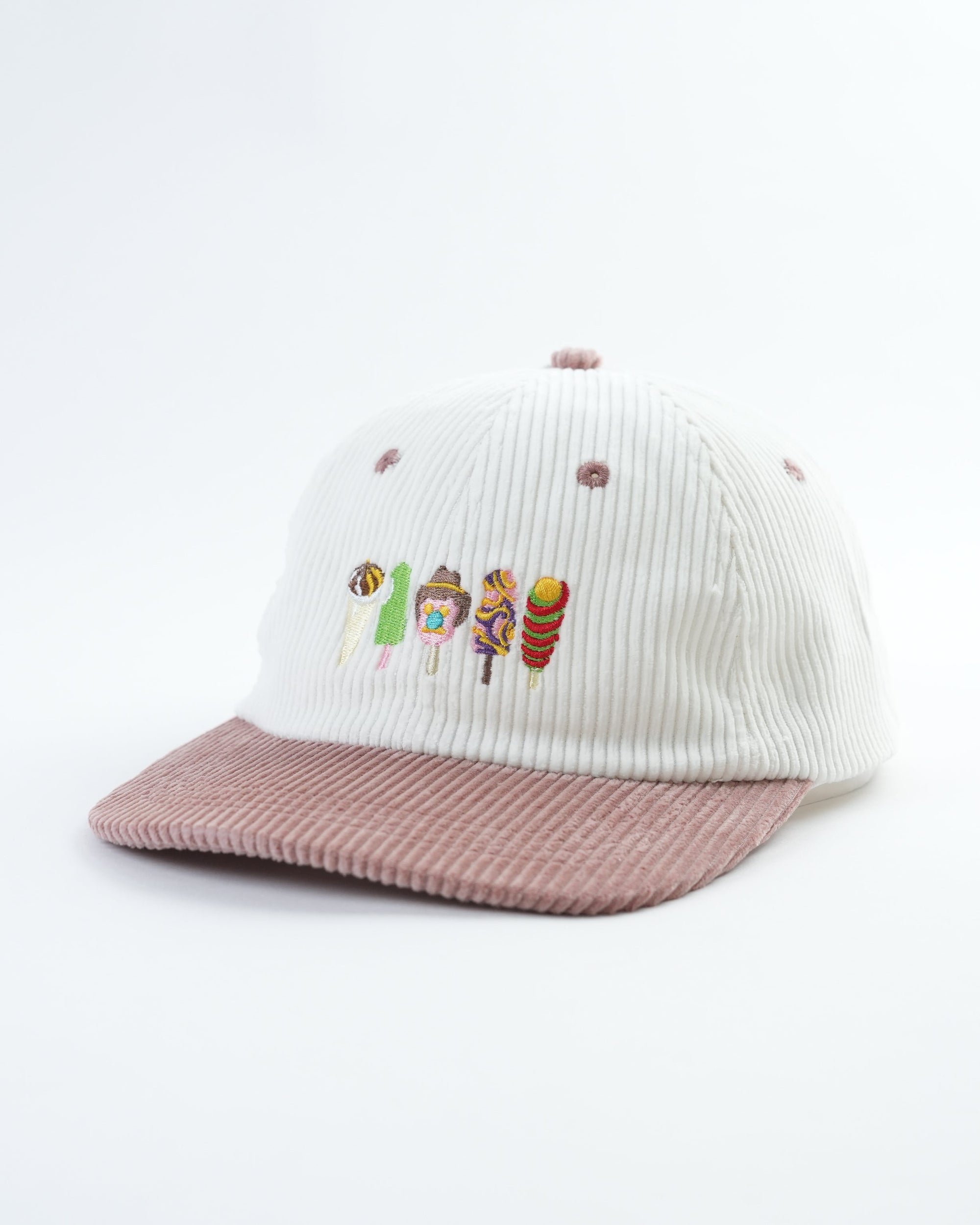 Vintage Corduroy Mini Lid – Fun Australian Ice Cream Design