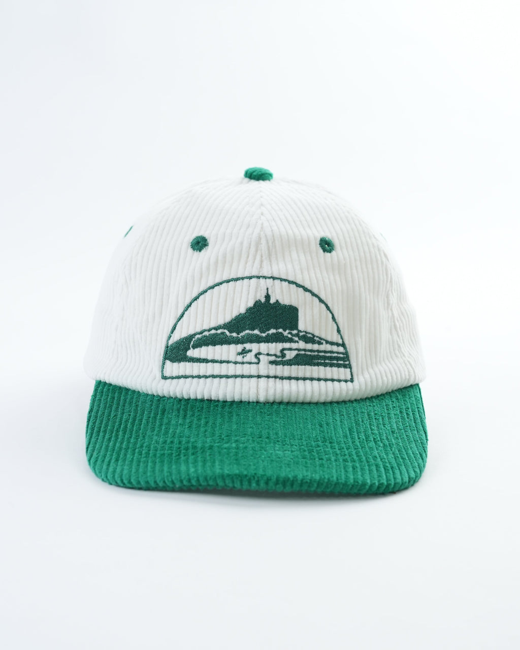 Nobby's Beach Hat - Retro Corduroy Dad Cap with Unique Embroidery