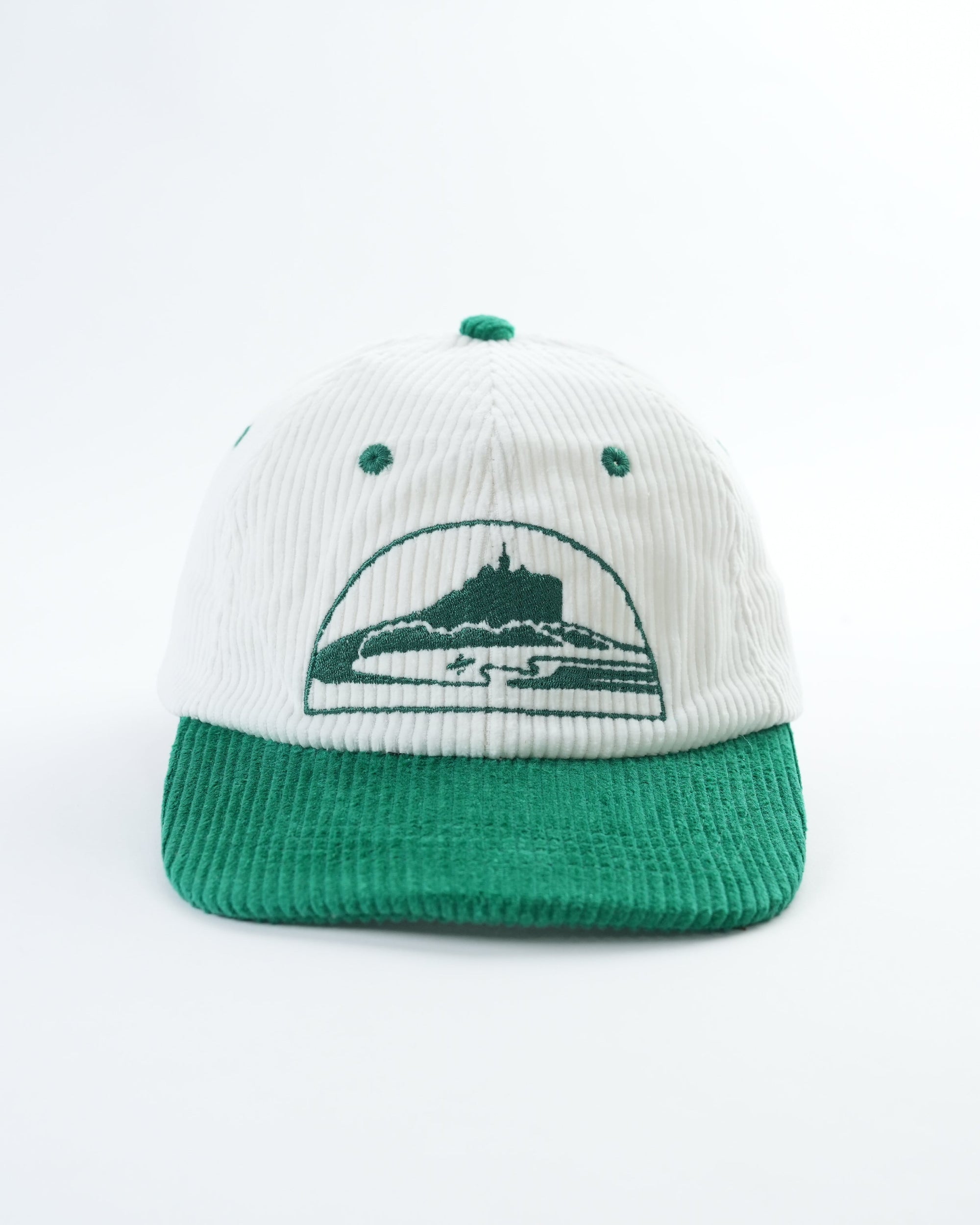 Nobby's Beach Hat - Retro Corduroy Dad Cap with Unique Embroidery