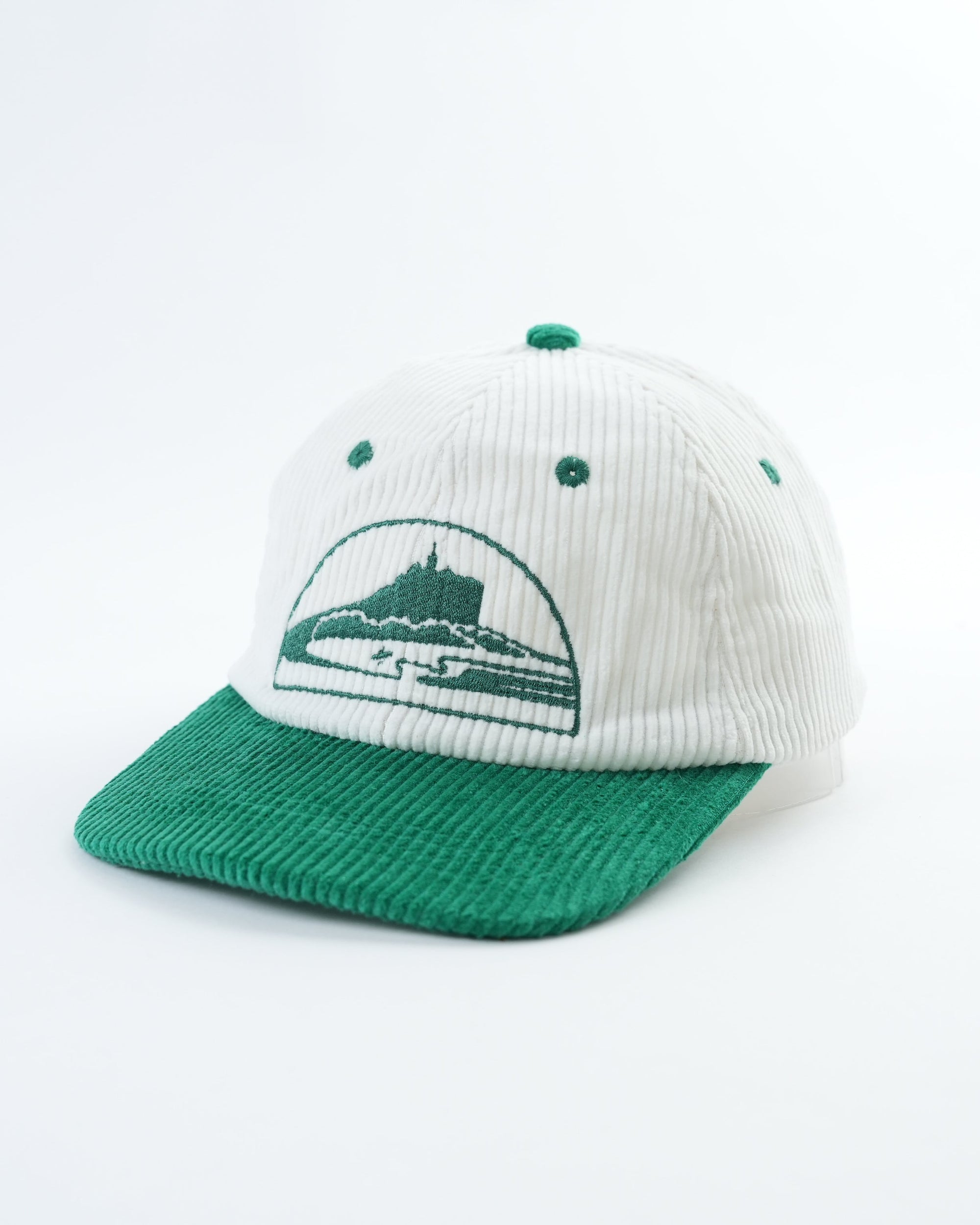 Nobby's Beach Hat - Retro Corduroy Dad Cap with Unique Embroidery