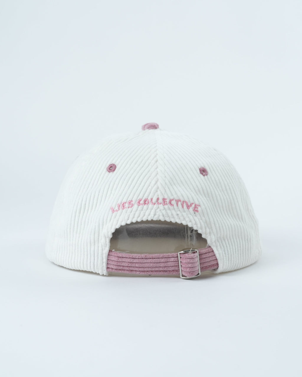 Lies Sardine Co. Stylish Corduroy Hat with Unique Patch Design