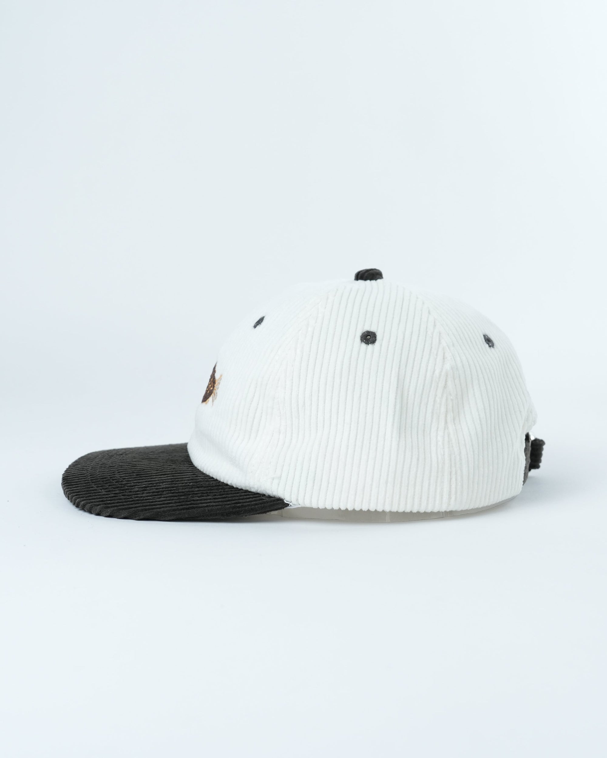 Retro Soy Sauce Fish Cap – Fun Corduroy 6 Panel Hat