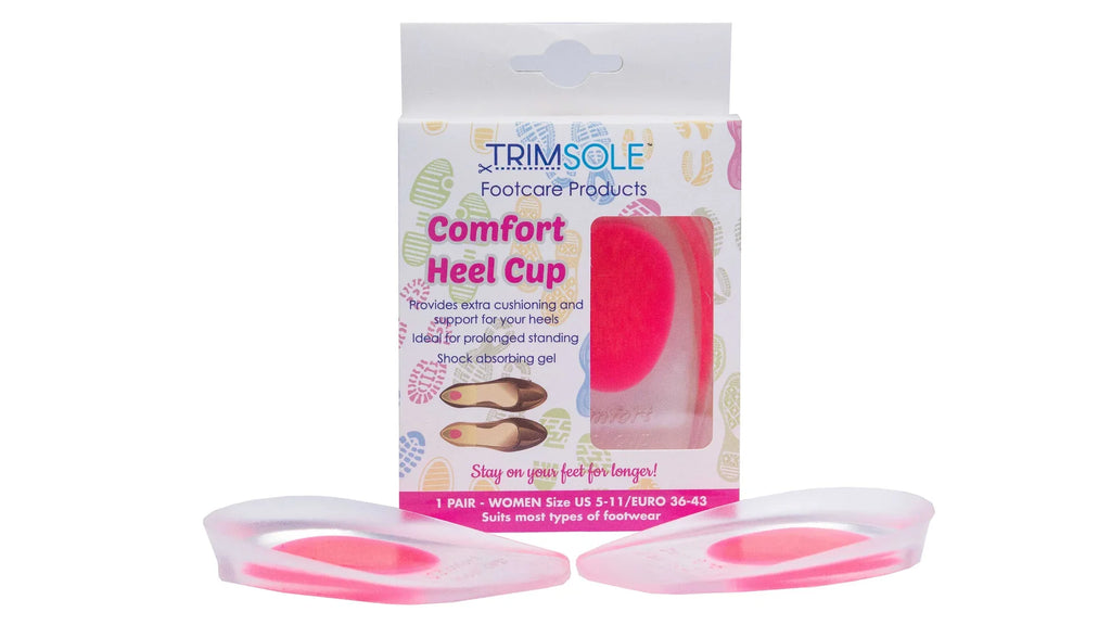 TRIMSOLE Comfort Heel Cups for Women - Relief & Support
