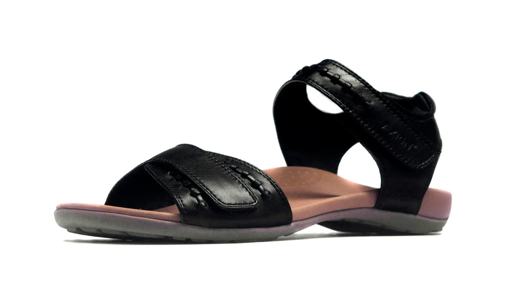 Comfortable Black Orthotic Sandals for Foot Pain Relief