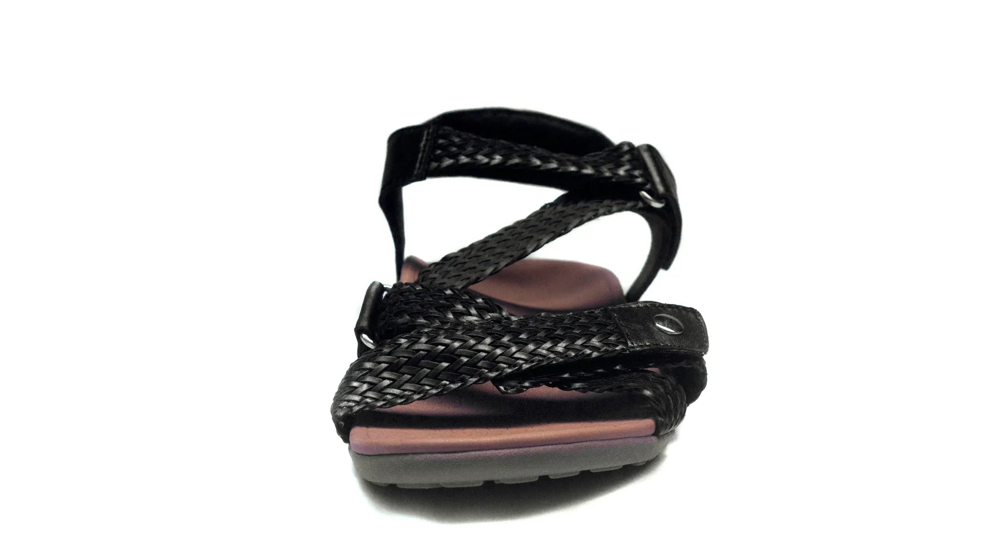 Eliza Black Orthotic Sandals for All-Day Comfort & Support