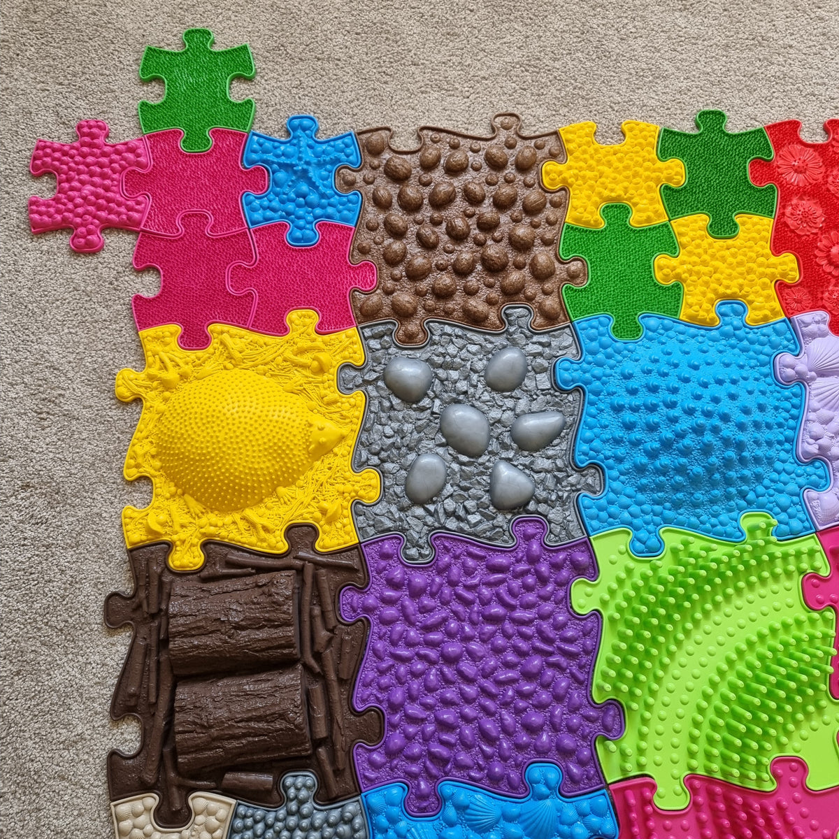 Diamond Tactile Motor Skills Play Set - 49 Eco-Friendly Tiles