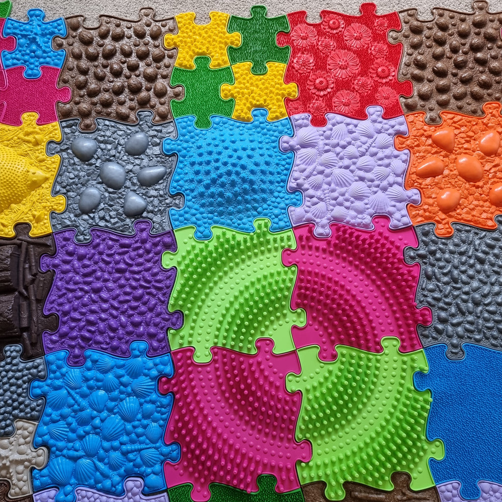 Diamond Tactile Motor Skills Play Set - 49 Eco-Friendly Tiles