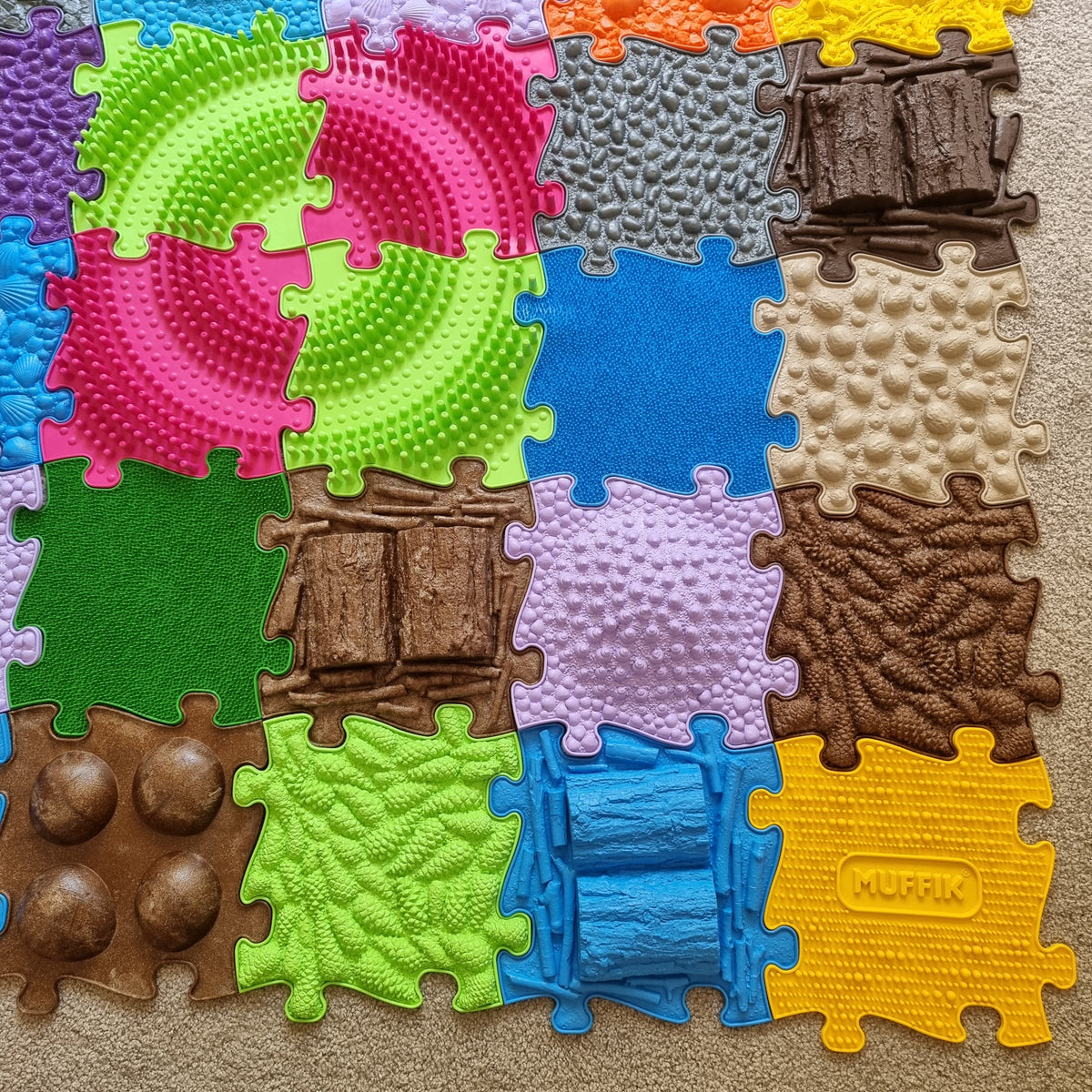 Diamond Tactile Motor Skills Play Set - 49 Eco-Friendly Tiles