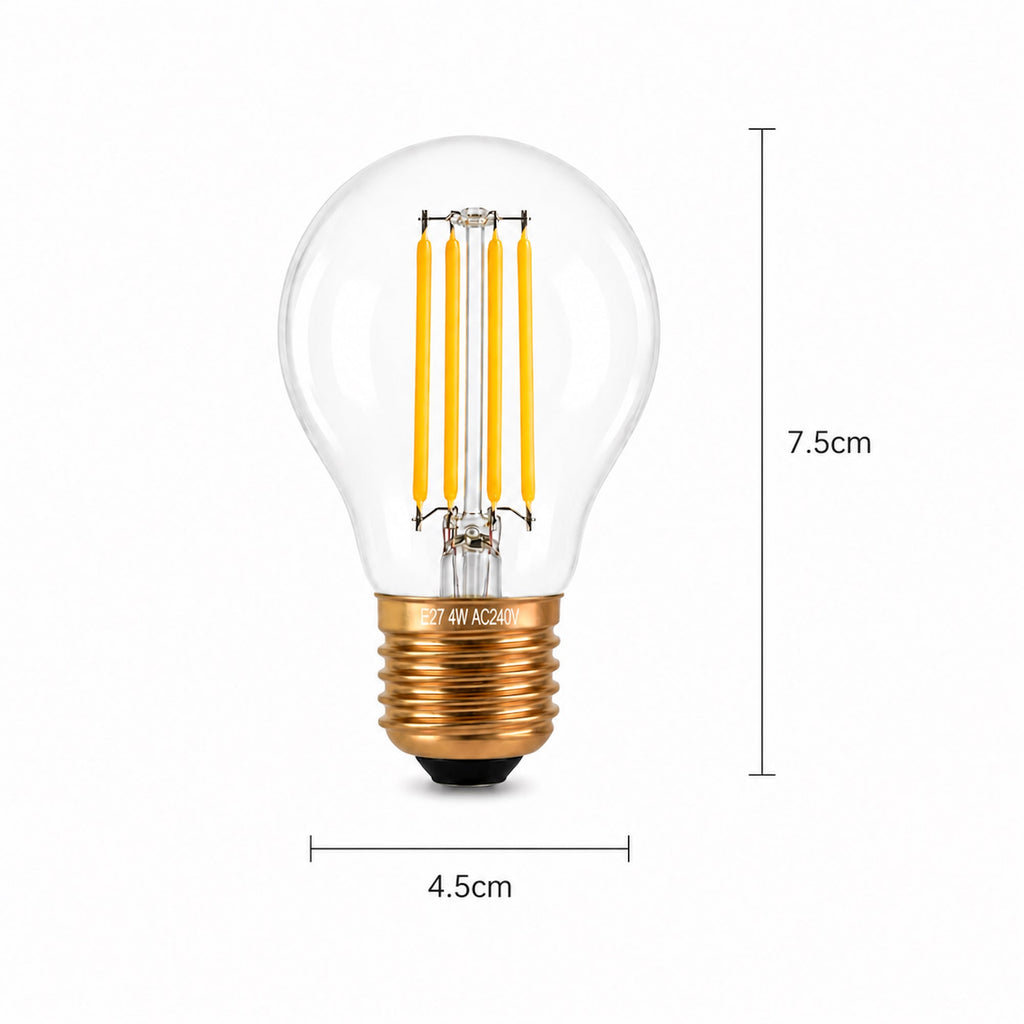 E27 LED Bulb Light Globes - 4w Warm White