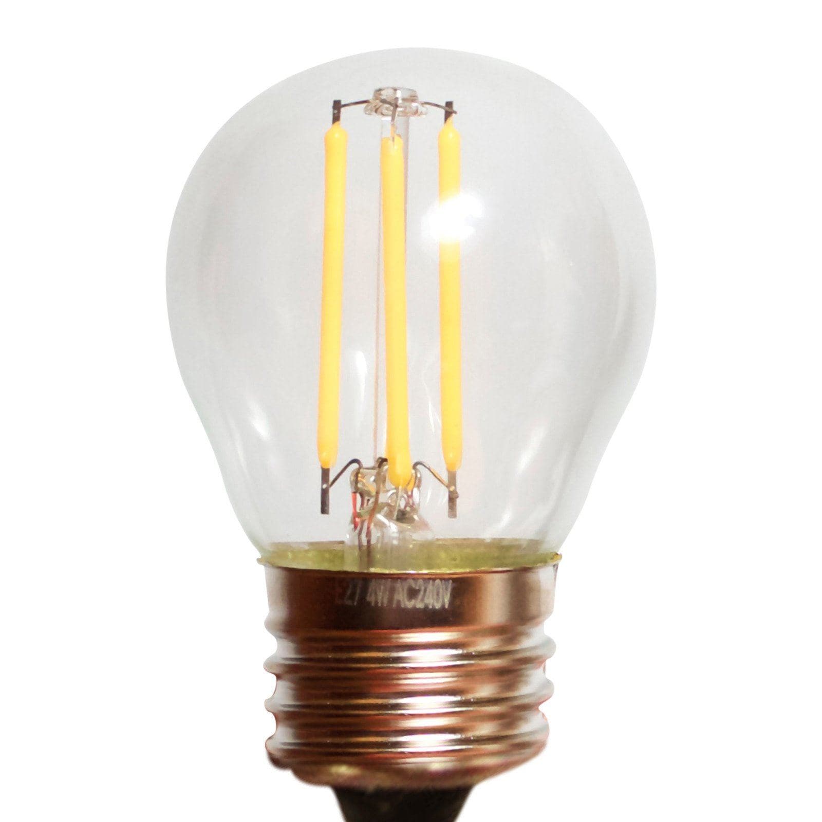 E27 LED Light Bulbs - 4W Cool White Globe for Elegant Lighting