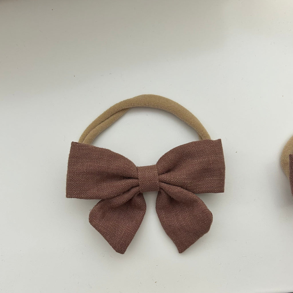 Essentīals Baby Linen Bow