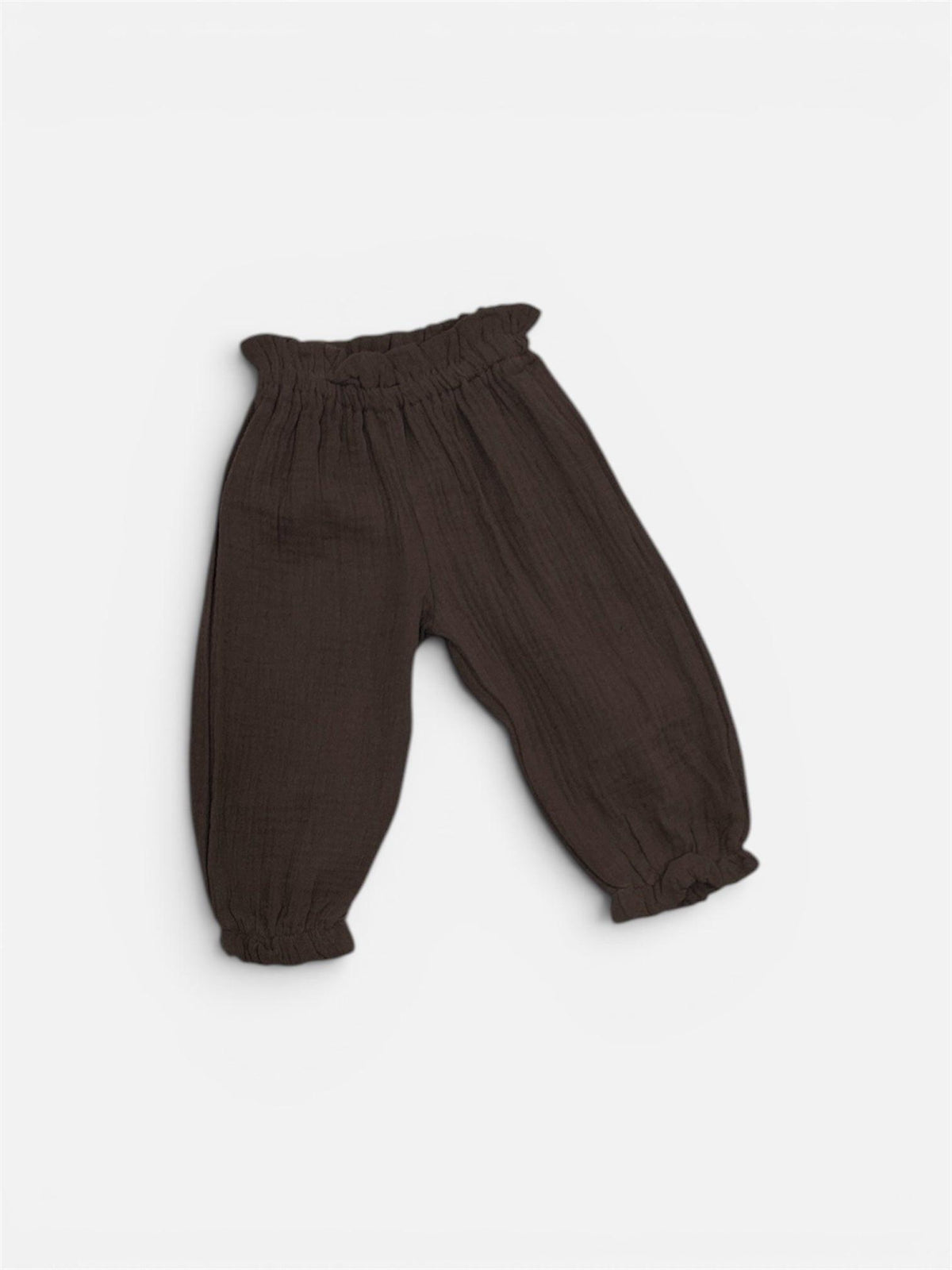 Essentīals Lightweight Bubble Pant for Babies - Brown & Comfy