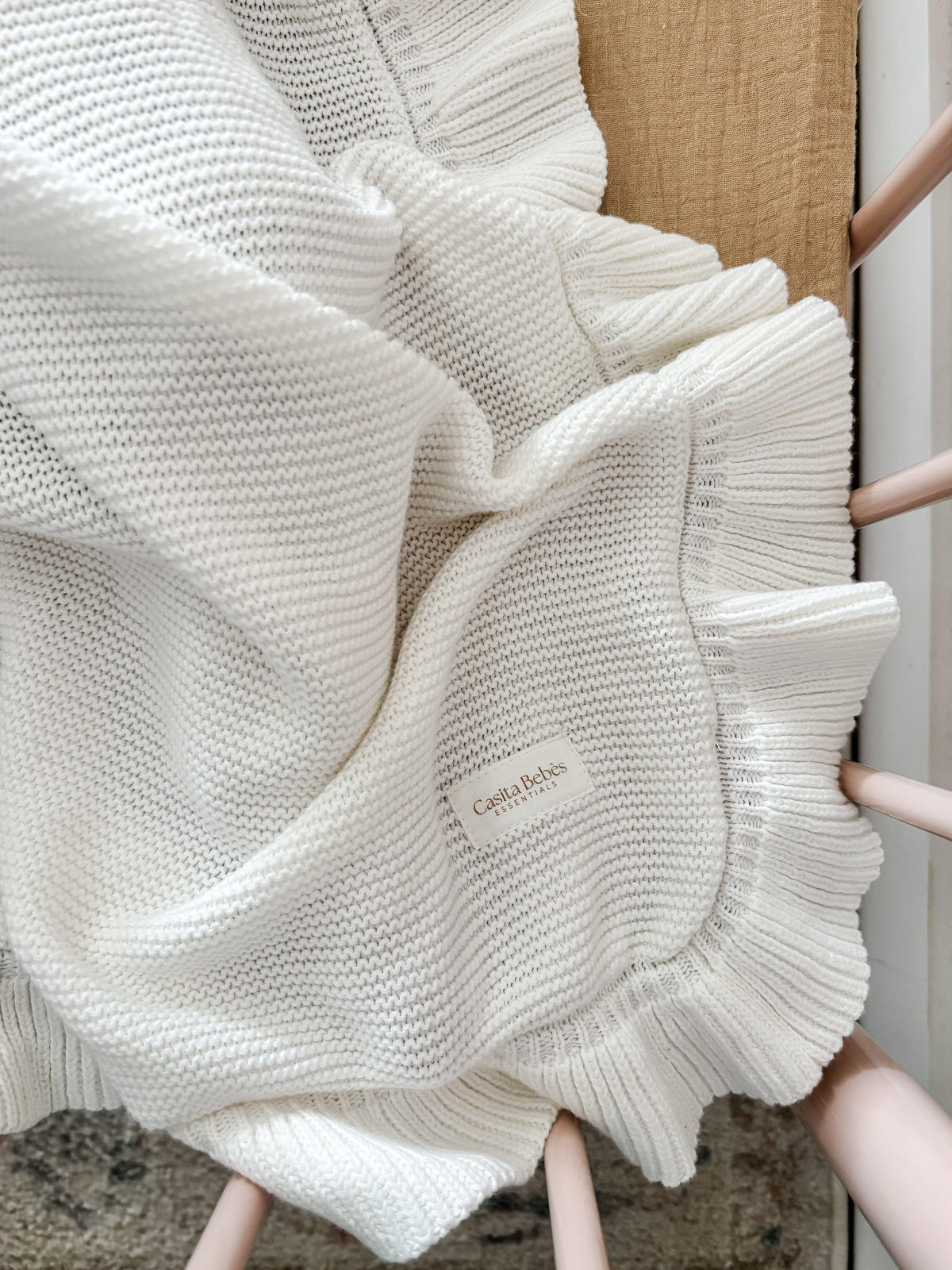 Essentīals Organic Cotton Knitted Blanket for Babies - Ultimate Comfort
