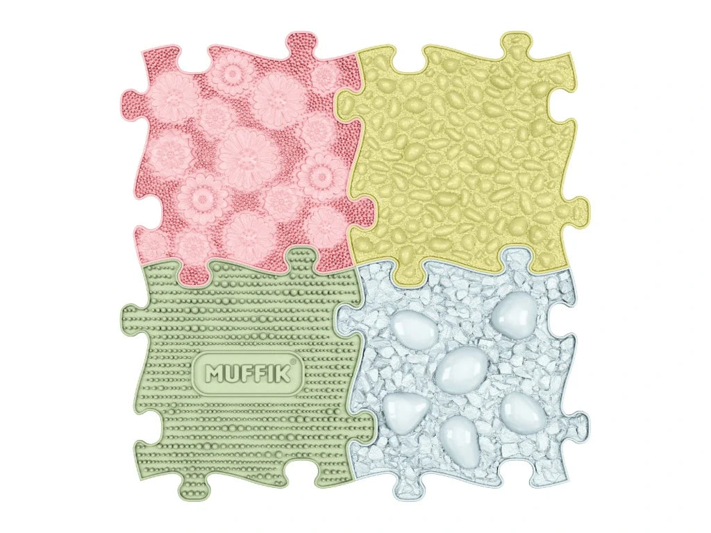 MUFFIK Family Starter Set - 4-Piece Orthopaedic Play Mats