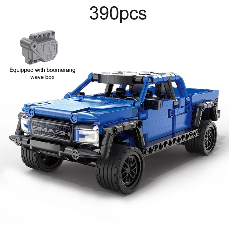 CaDA 317Pcs SUV Off-Road Racing Car Building Blocks for Kids